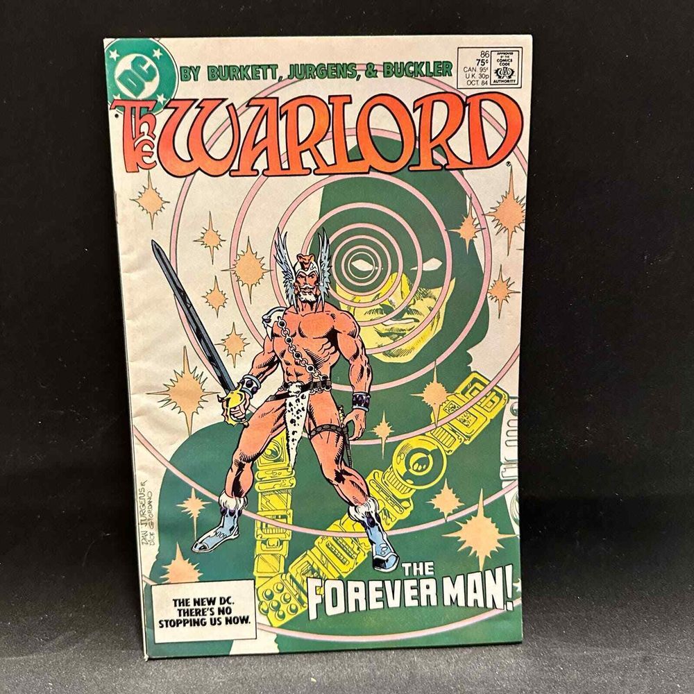 The WARLORD 86 Comic magazine Book THE FOREVER MAN OCT. 84 Vintage